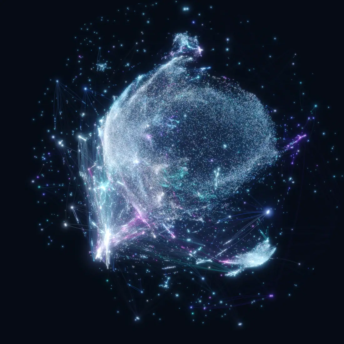 One company's knowledge as a single object: every document, every connection and every meaning held in one form.